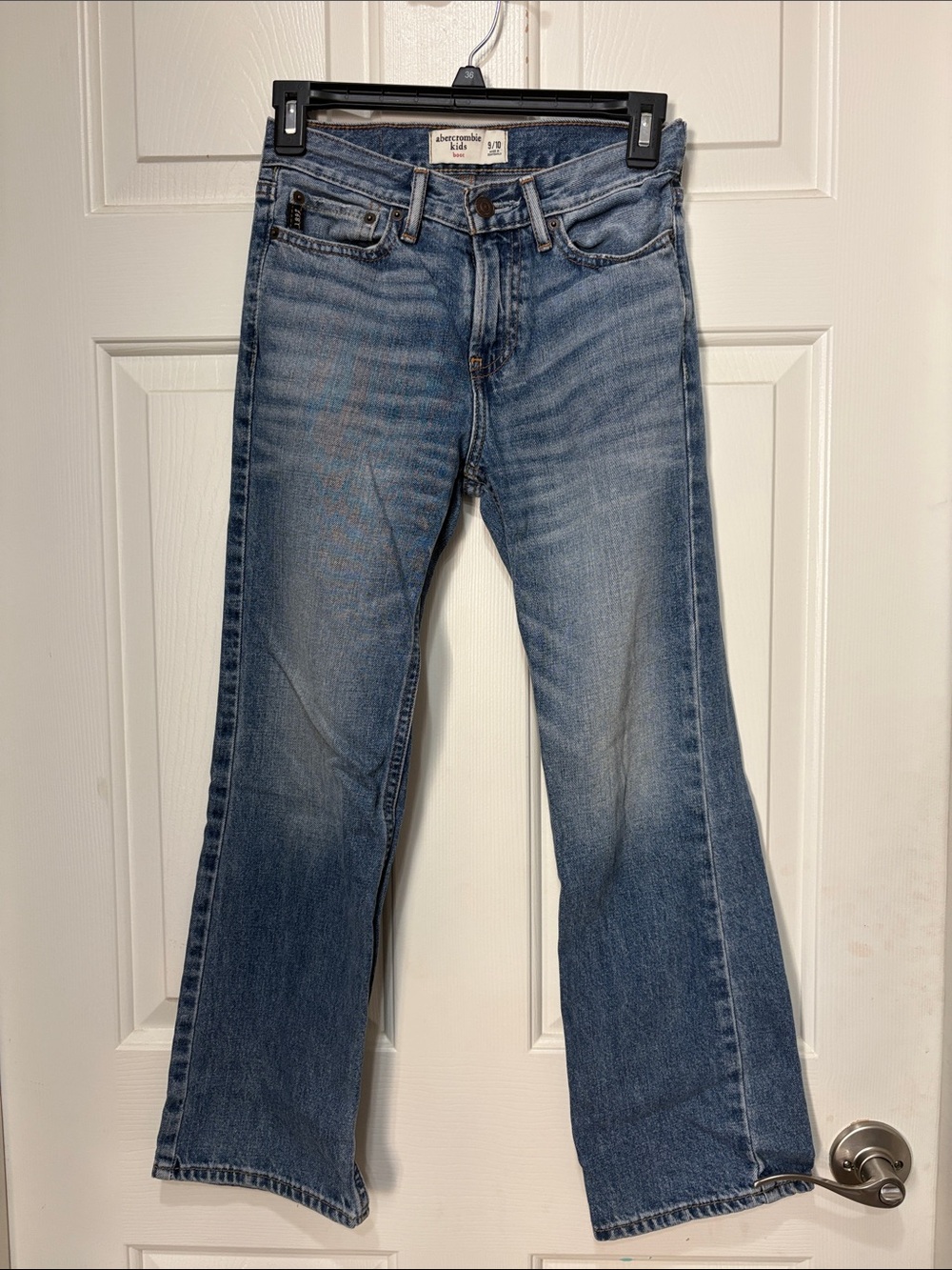 Abercrombie & Fitch Kids Light Blue Straight-Leg Jeans